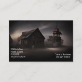 Paranormale onderzoeker Ghost Town White Dog Visitekaartje (Achterkant)