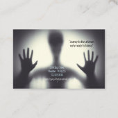 Paranormale onderzoeker Het Buiten Visitekaartje (Achterkant)