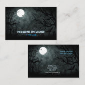 Paranormale onderzoeker Het Fullmoon Visitekaartje (Voorkant / Achterkant)