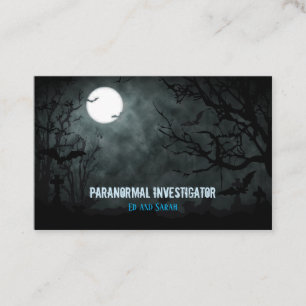Paranormale onderzoeker Het Fullmoon Visitekaartje