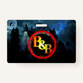  Paranormale Onderzoeker ID Badge (Achterkant)