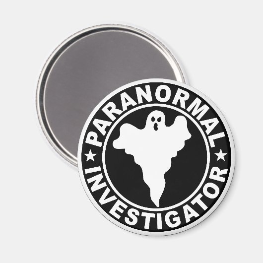 Paranormale onderzoeker Logo bovennatuurlijke gees Magneet (Voorkant / Achterkant)