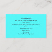 Paranormale onderzoeker met geest logo visitekaartje (Achterkant)