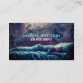 Paranormale onderzoeker nachtmerrie visitekaartje (Voorkant)
