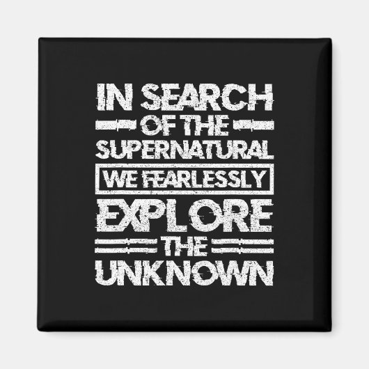 Paranormale onderzoeker op zoek naar de supernatu magneet (Voorkant)