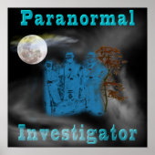 paranormale onderzoeker poster (Voorkant)