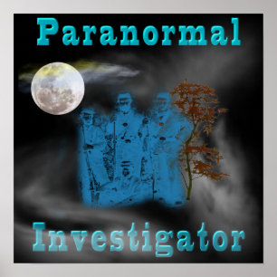 paranormale onderzoeker poster