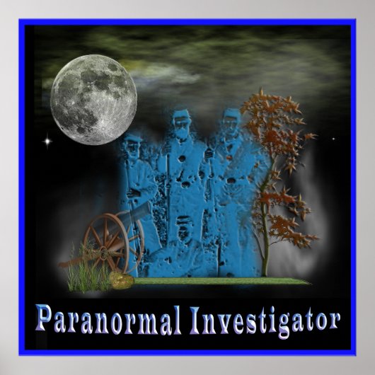 paranormale onderzoeker poster (Voorkant)