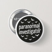 Paranormale onderzoeker ronde button 5,7 cm (Voorkant /achterkant)