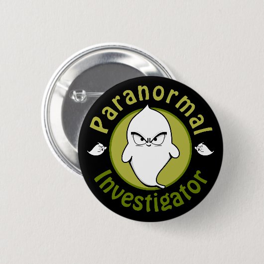 Paranormale onderzoeker ronde button 5,7 cm (Voorkant /achterkant)
