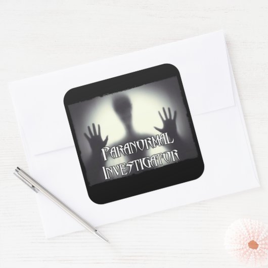 Paranormale onderzoeker spook Stickers (Envelop)