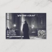 Paranormale onderzoeker spookt spook visitekaartje (Achterkant)