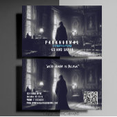 Paranormale onderzoeker spookt spook visitekaartje