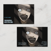 Paranormale onderzoekers van de Scary Ghost Lady Visitekaartje (Voorkant / Achterkant)