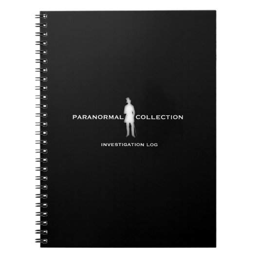 Paranormale onderzoekslogboeken notitieboek (Voorkant)