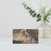 Paranormale tijdreis Supernatuurlijke Vortex Visitekaartje (Staand voorkant)