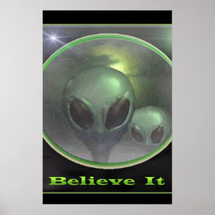 Paranormale UFO-korrels Poster