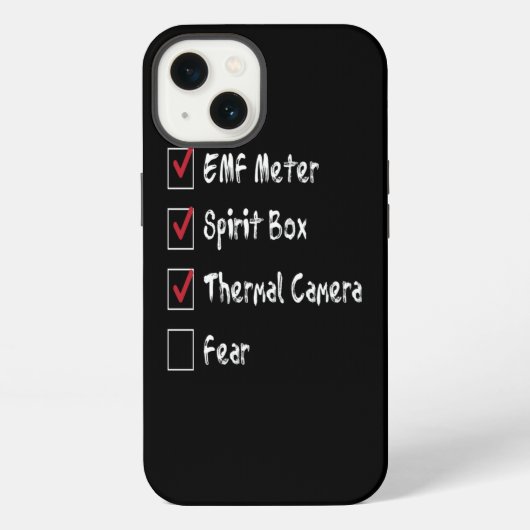 Paranormale Uitrusting Spookjacht iPhone Hoesje (Achterkant)