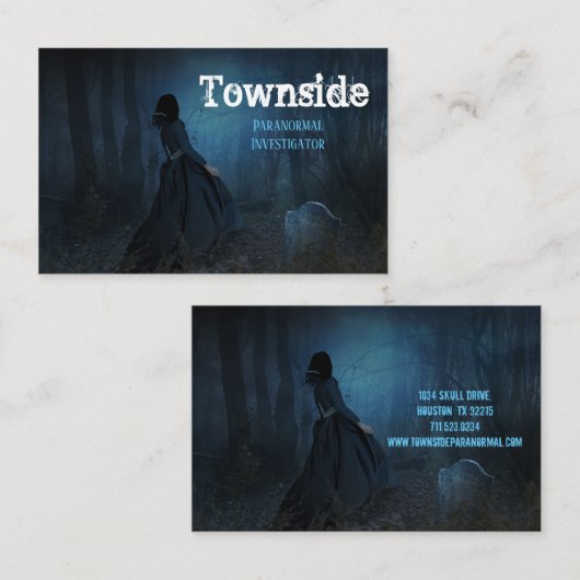 Paranormale Visitekaartje (Voorkant / Achterkant)