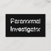 Paranormale Visitekaartje (Achterkant)