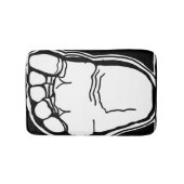 ParanormalPrints Bath Mat "Big Foot" (Voorkant)