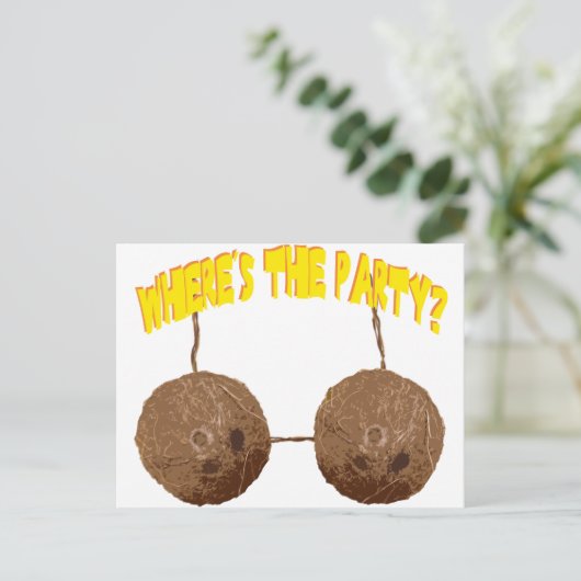 paranoten uitnodiging briefkaart (Staand voorkant)