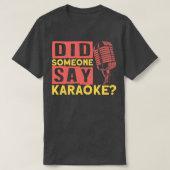 Paraoke Feest Zingen 4 T-shirt (Design voorkant)