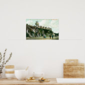 Parapet met hoogte van superlicht poster (Keuken)