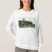 Parapet met hoogte van superlicht t-shirt (Voorkant)