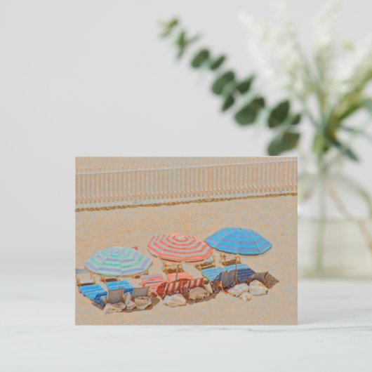 Paraplu 2 briefkaart (Staand voorkant)