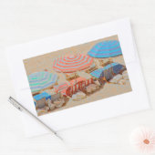 Paraplu 2 rechthoekige sticker (Envelop)