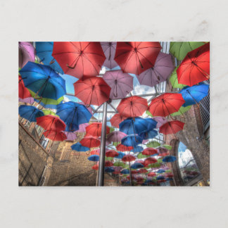 Paraplu Art, Borough Market, Londen Briefkaart
