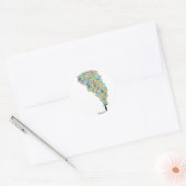 Paraplu Atheïst Ronde Sticker (Envelop)