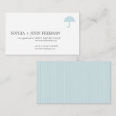 PARAPLU | BABY REGISTRY KAART (Voorkant / Achterkant)