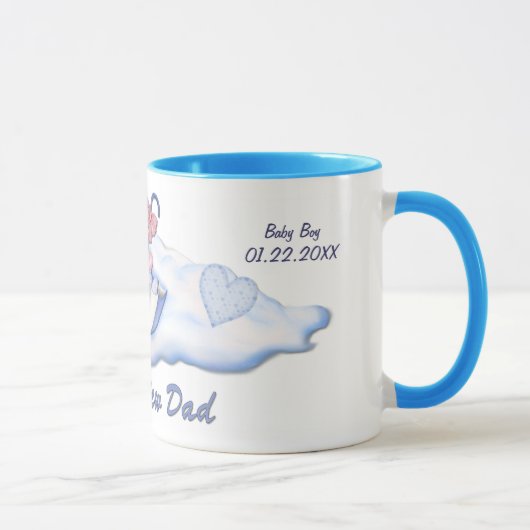 Paraplu Beer Boy voor New Dad - Customize Mok (Rechts)