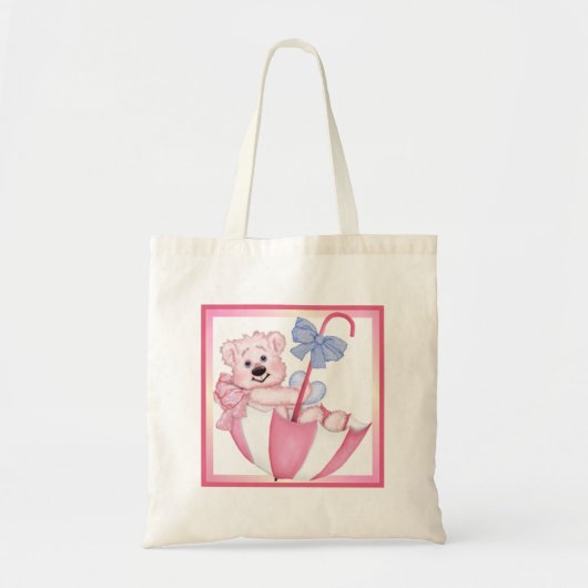 Paraplu Beer - Nieuwe moeder van het meisje Tote Bag (Voorkant)