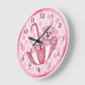 Paraplu Beer Roze Grote Klok (Hoek)