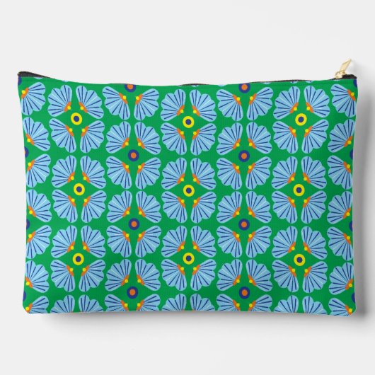 Paraplu bloemen grote zak etui (Achterkant)