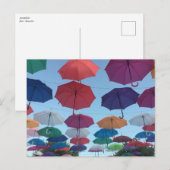 Paraplu Briefkaart (Voorkant / Achterkant)