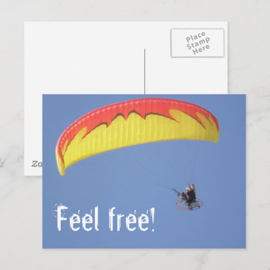 paraplu briefkaart (Voorkant / Achterkant)