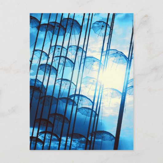 paraplu briefkaart (Voorkant)