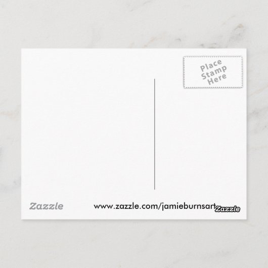 Paraplu Briefkaart (Achterkant)