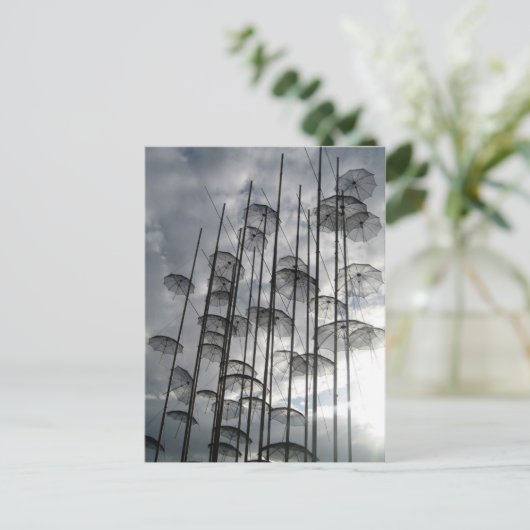 paraplu briefkaart (Staand voorkant)