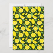 Paraplu Citroen Groen Cartoons Virtuele Baby Showe Kaart (Achterkant)