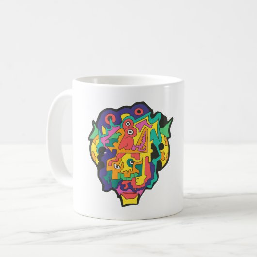 Paraplu Dame Koffiemok (Voorkant links)