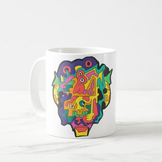 Paraplu Dame Koffiemok (Voorkant links)