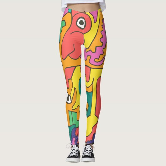 Paraplu Dame Leggings (Voorkant)