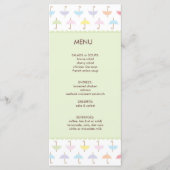 Paraplu Douche Menu (Voorkant)
