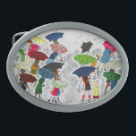 Paraplu Gesp<br><div class="desc">Artiest: Stella May DaCosta | Een groep mensen die rondlopen in een regenachtig storm met paraplu's</div>
