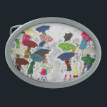 Paraplu Gesp<br><div class="desc">Artiest: Stella May DaCosta | Een groep mensen die rondlopen in een regenachtig storm met paraplu's</div>